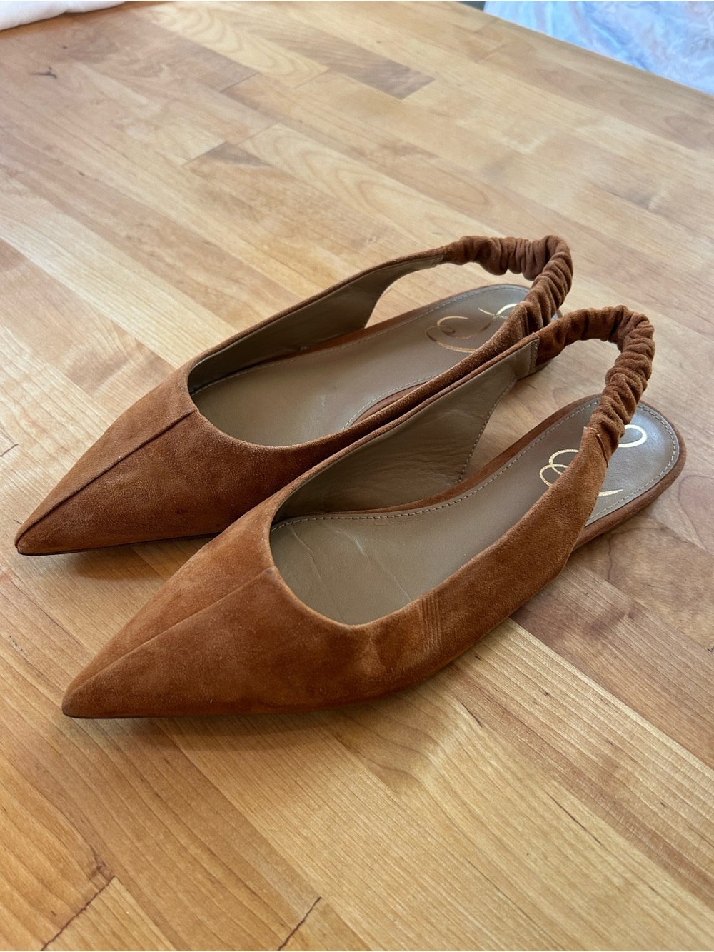 Sam Edelman Whitney Slingback Pointed Toe Flats – Size 7.5